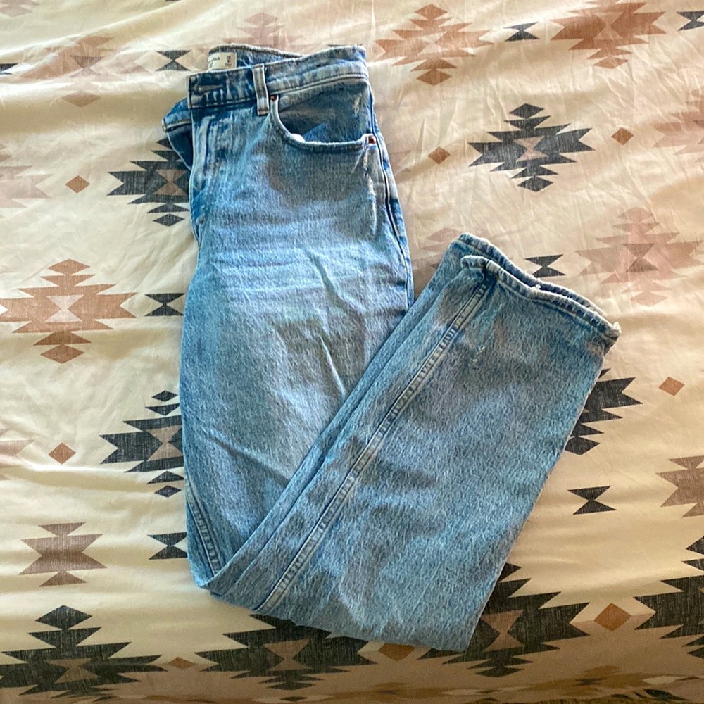 The 90’s straight ultra high rise jean, curve love
